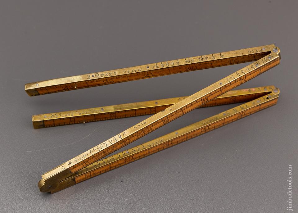 Ultra Rare! MARSH'S Dry Measure Gauge STANLEY RULE NEAR MINT in Original Box - EXCELSIOR 87165