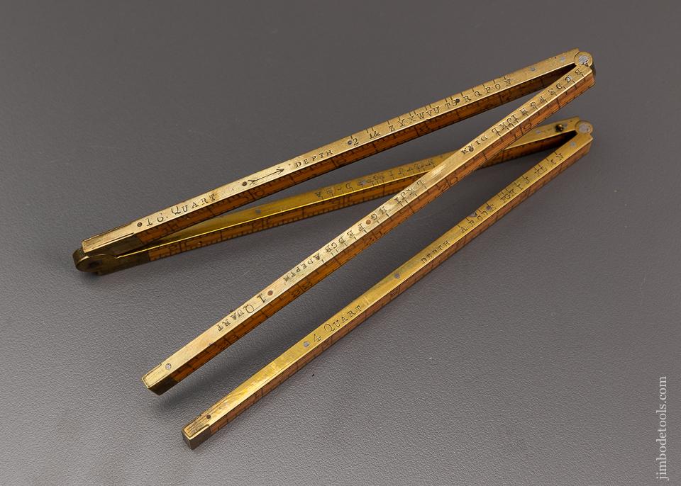 Ultra Rare! MARSH'S Dry Measure Gauge STANLEY RULE NEAR MINT in Original Box - EXCELSIOR 87165