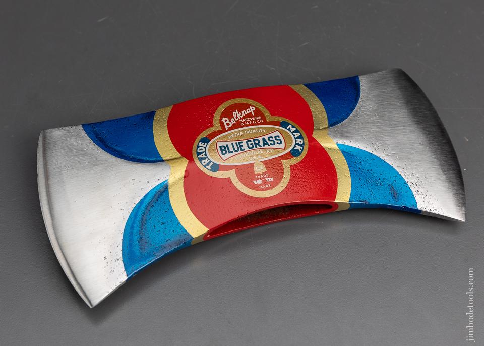 Stunning Bluegrass Double Bit Axe in Full Paint Restored - EXCELSIOR 95765