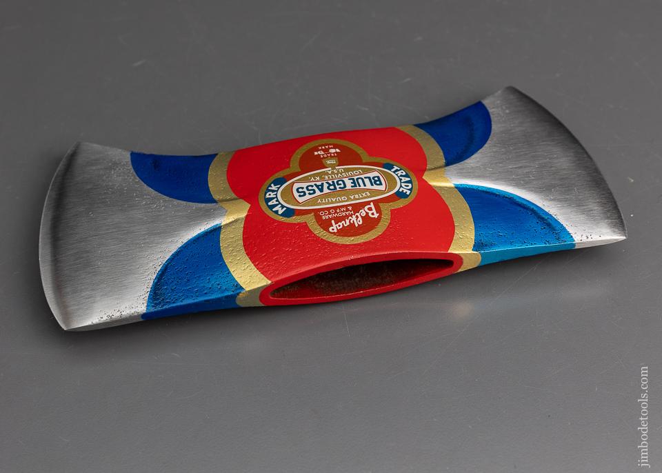 Stunning Bluegrass Double Bit Axe in Full Paint Restored - EXCELSIOR 95765