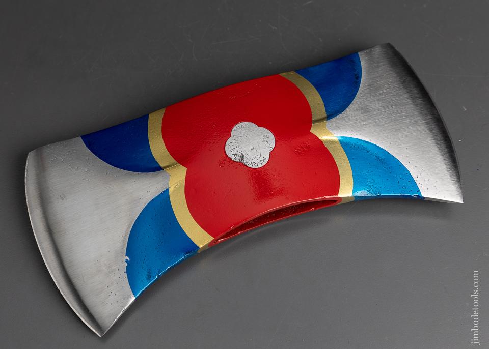 Stunning Bluegrass Double Bit Axe in Full Paint Restored - EXCELSIOR 95765