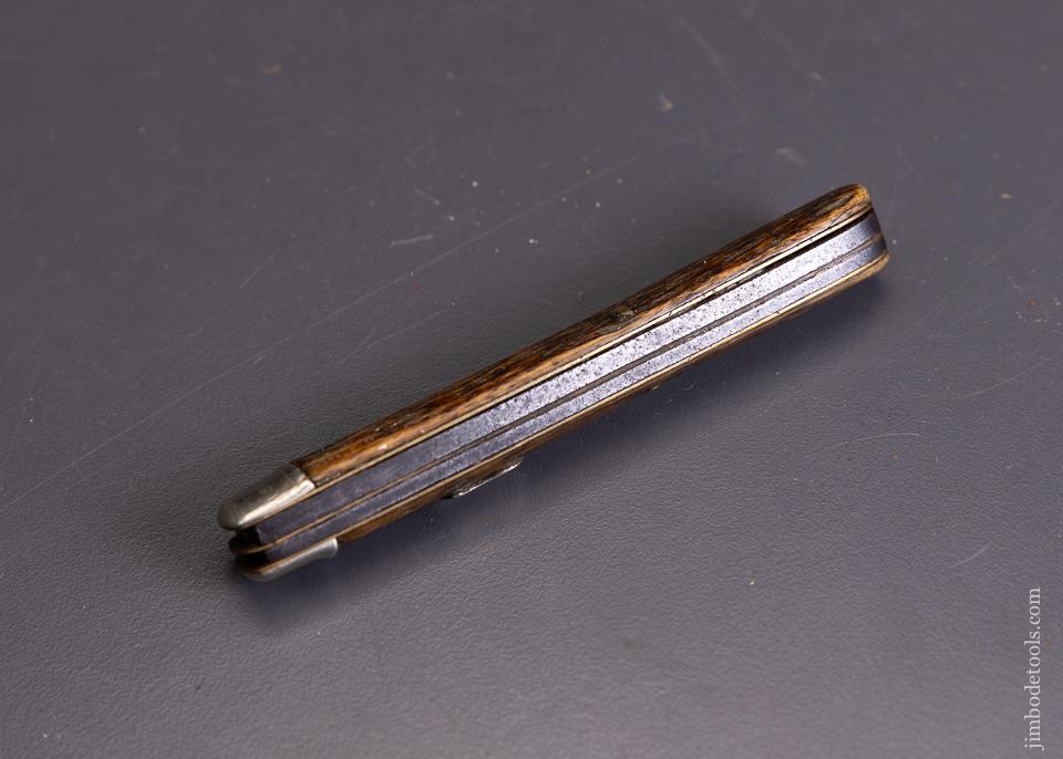 Rare Patented Knife Folding Rule Combination Tool APRIL 21, 1868 GEO. WOLSTENHOLM - EXCELSIOR 95959