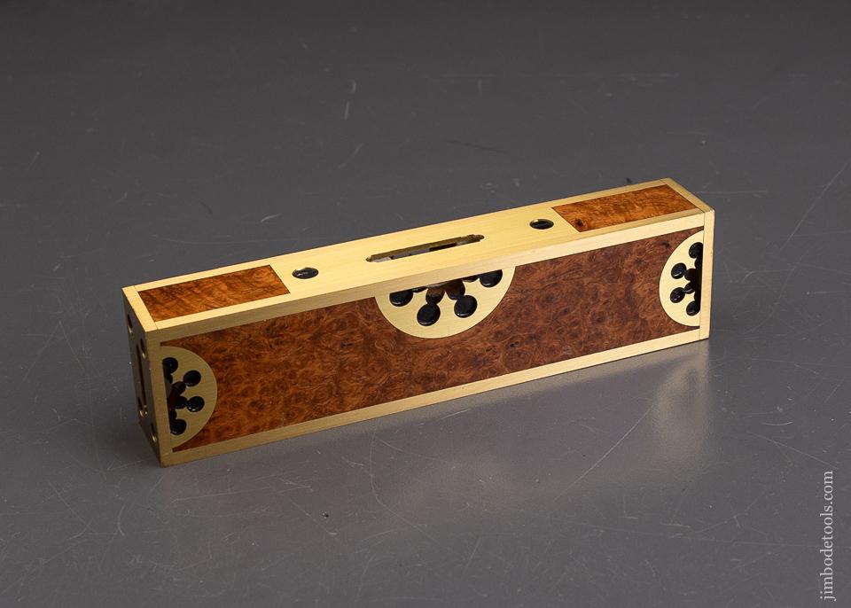 Stunning Amboyna Burl STRATTON Level by BARRY WEAVER - EXCELSIOR 95994