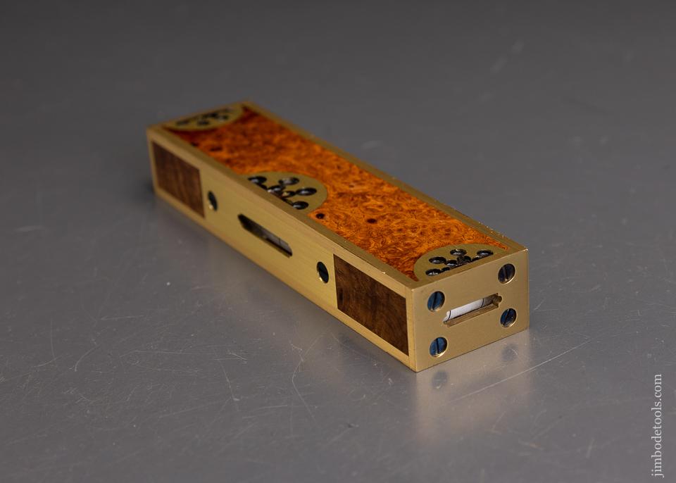 Stunning Amboyna Burl STRATTON Level by BARRY WEAVER - EXCELSIOR 95994