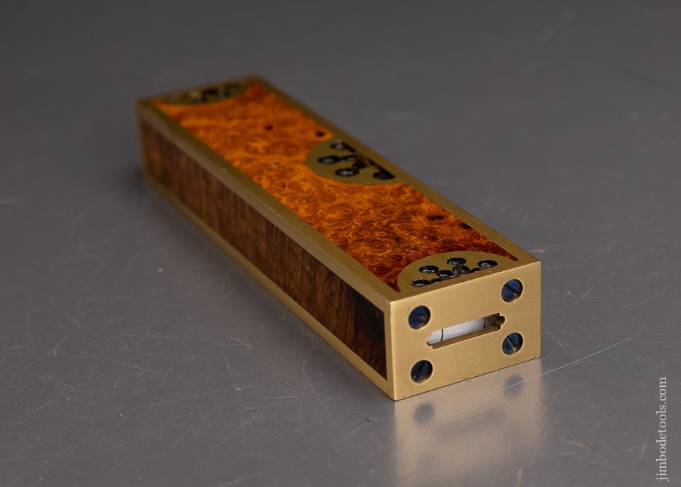 Stunning Amboyna Burl STRATTON Level by BARRY WEAVER - EXCELSIOR 95994