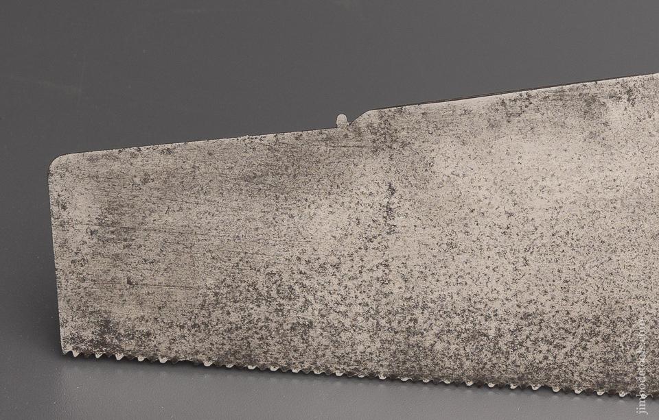 Drop Dead Stunning DISSTON No. 12 London Spring Hand Saw with Conical Nuts - EXCELSIOR 96509