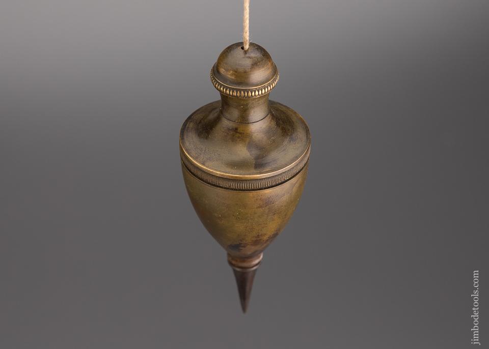 Gorgeous Brass & Steel Plumb Bob - EXCELSIOR 96595