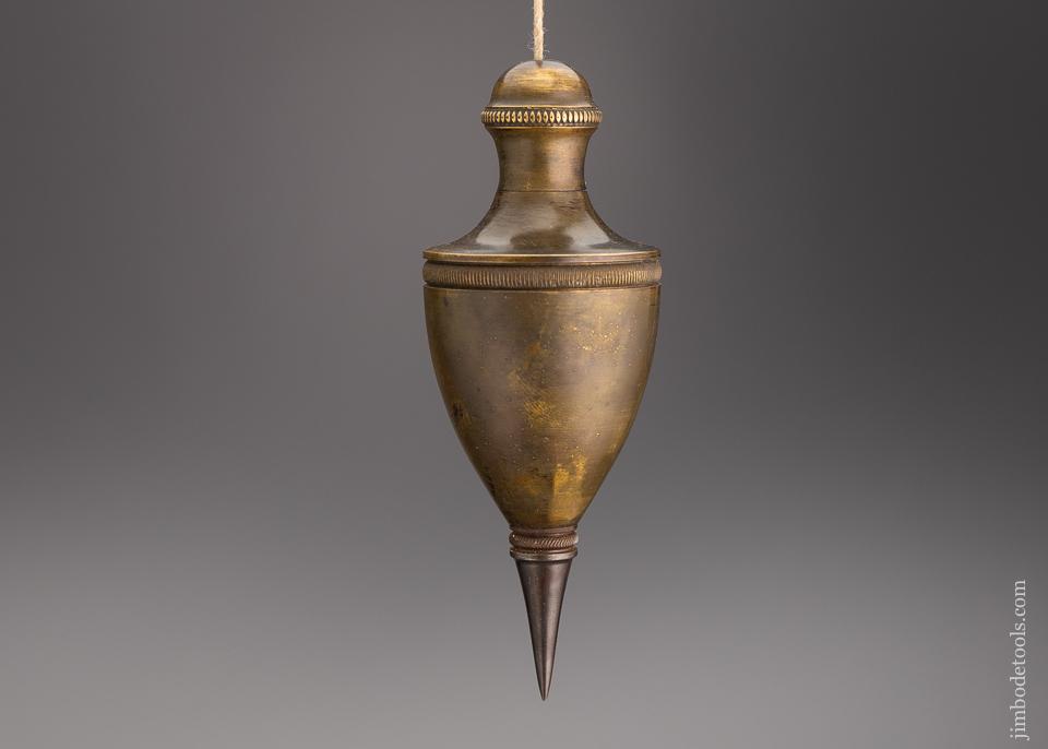 Gorgeous Brass & Steel Plumb Bob - EXCELSIOR 96595