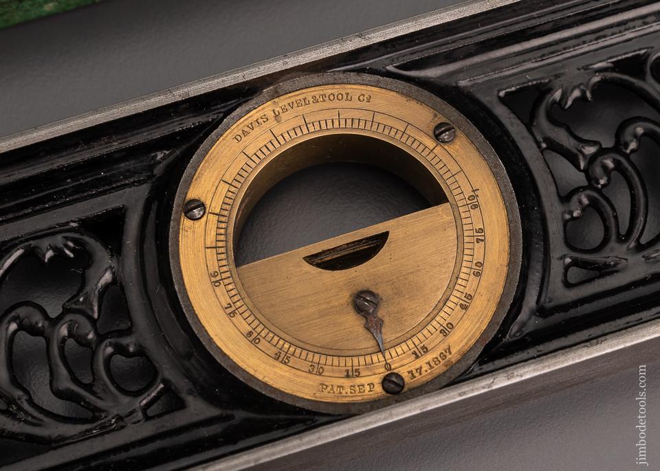 Unheard of DAVIS No. 2 Iron Filigree Inclinometer Mint in Box - EXCELSIOR 96707