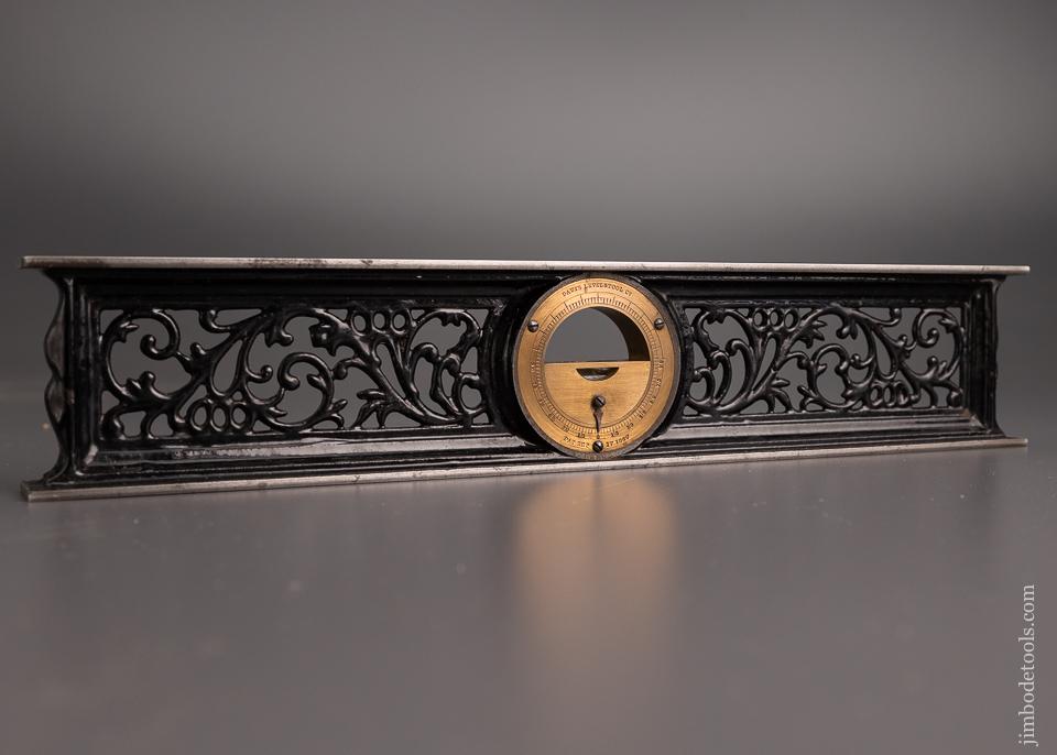 Unheard of DAVIS No. 2 Iron Filigree Inclinometer Mint in Box - EXCELSIOR 96707