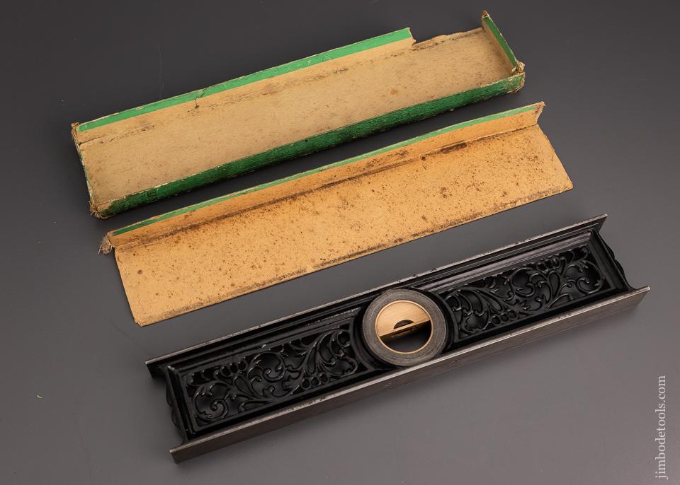 Unheard of DAVIS No. 2 Iron Filigree Inclinometer Mint in Box - EXCELSIOR 96707