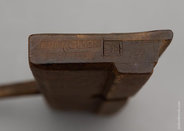 Fine I. NICHOLSON WRENTHAM Quarter Round Moulding Plane - EXCELSIOR 97087