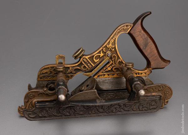 Gorgeous STANLEY MILLERS PATENT No. 42 GUNMETAL Plow and Filletster Plane - EXCELSIOR 97262