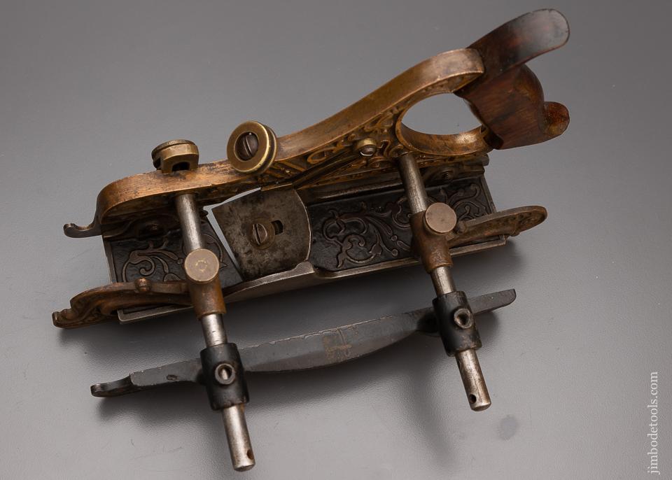 Gorgeous STANLEY MILLERS PATENT No. 42 GUNMETAL Plow and Filletster Plane - EXCELSIOR 97262