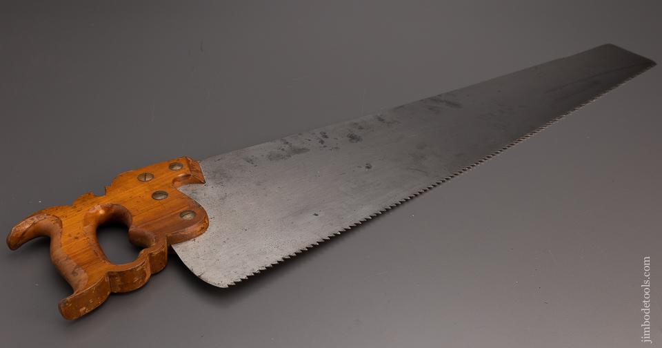Fabulous DISSTON No. 9 London Spring Rip Hand Saw - EXCELSIOR 97420