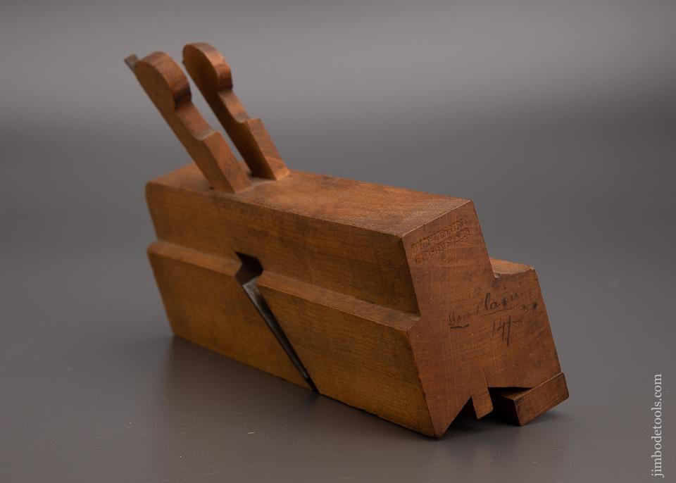 Dead Mint D.R. BARTON Double Iron Paneled Door Plane - EXCELSIOR 97654