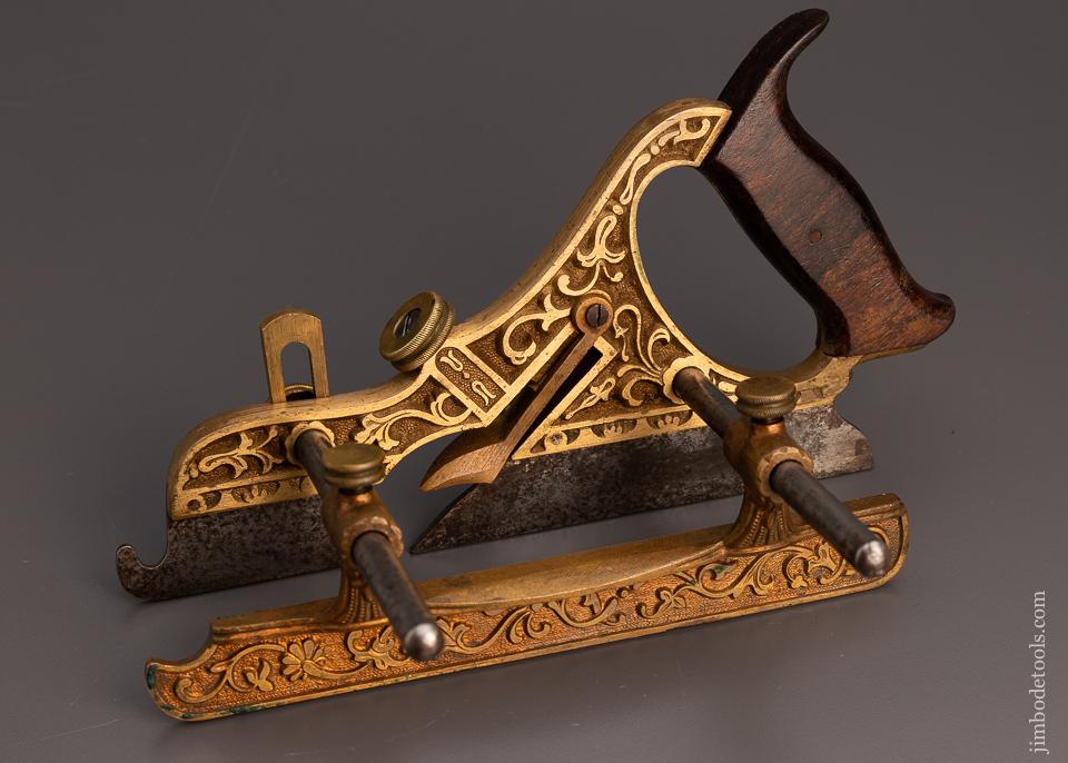 Rare and Fine STANLEY MILLER’S PATENT No. 44 Plow Plane in Gunmetal - EXCELSIOR 97663