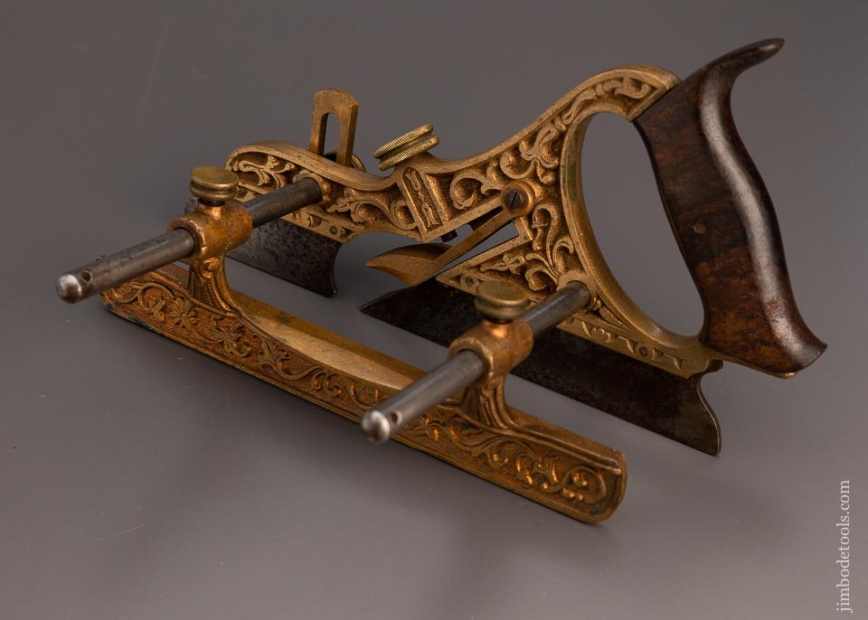 Rare and Fine STANLEY MILLER’S PATENT No. 44 Plow Plane in Gunmetal - EXCELSIOR 97663