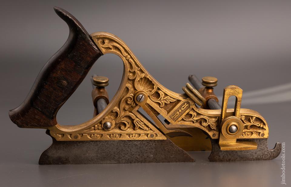 Rare and Fine STANLEY MILLER’S PATENT No. 44 Plow Plane in Gunmetal - EXCELSIOR 97663
