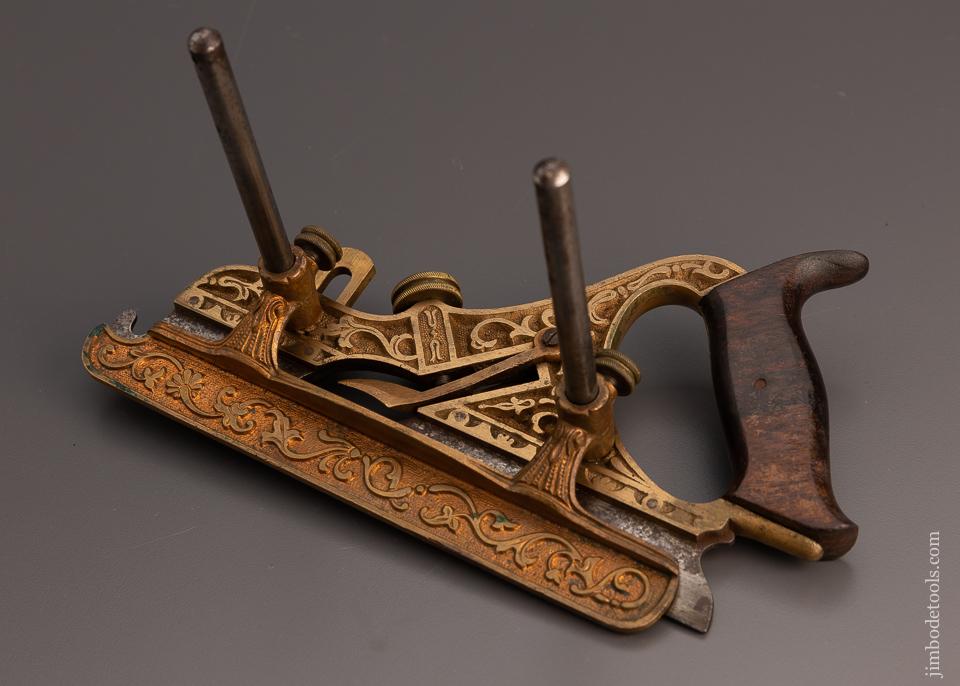 Rare and Fine STANLEY MILLER’S PATENT No. 44 Plow Plane in Gunmetal - EXCELSIOR 97663