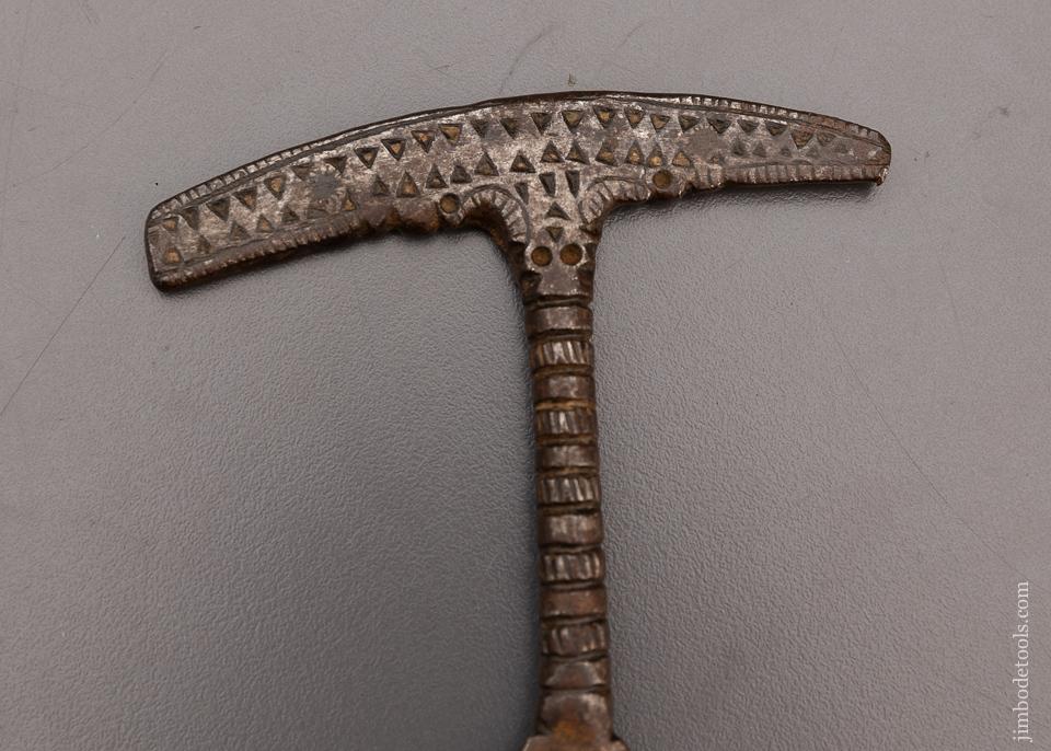 Fabulous 18th Century Flint Knapping Hammer with Flash Hole Pick - EXCELSIOR 97975