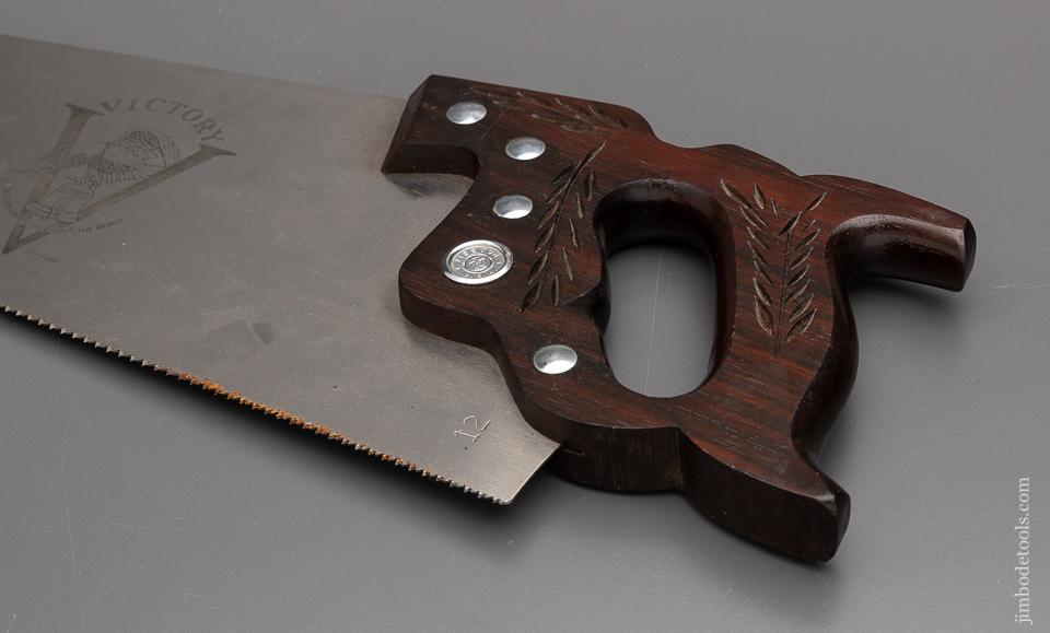 Dead Mint DISSTON No. D-15 VICTORY Hand Saw with Rosewood Handle - EXCELSIOR 98093