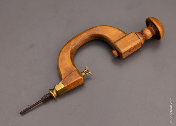 Solid Boxwood Miniature Brace with Spring Pad by D. BROOKSHAW - EXCELSIOR 98145
