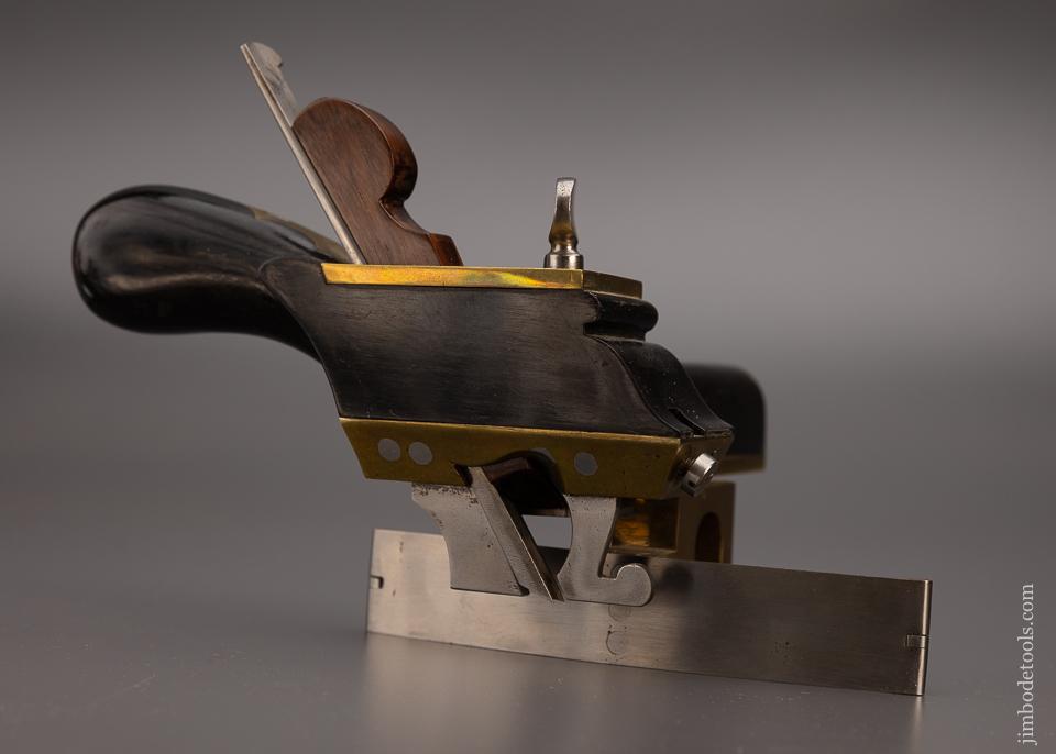 Spectacular Falconer Plow Plane in Ebony by ROB’T. BAKER -  EXCELSIOR 98156