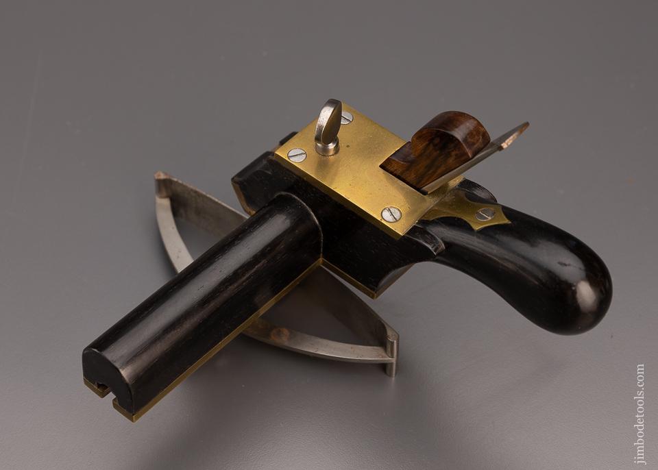 Spectacular Falconer Plow Plane in Ebony by ROB’T. BAKER -  EXCELSIOR 98156