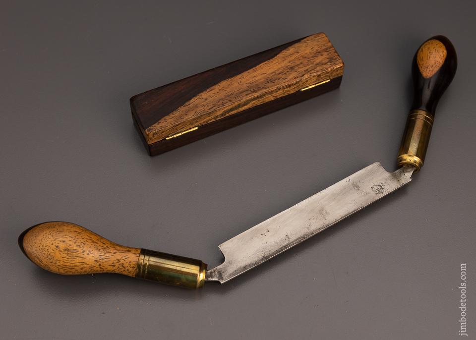 Spectacular Rosewood Trimmed 4 Inch Drawknife by CRESCENT MERIDEN, CT. - EXCELSIOR 98244
