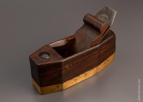 Beautiful Rosewood and Gunmetal Infill Plane - EXCELSIOR 98316