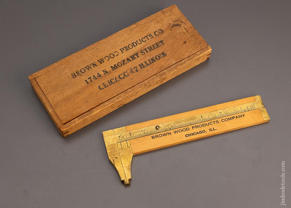 Mint in Box STANLEY No. 136 1/2 Advertising Rule in Special Wooden Box - EXCELSIOR 98516