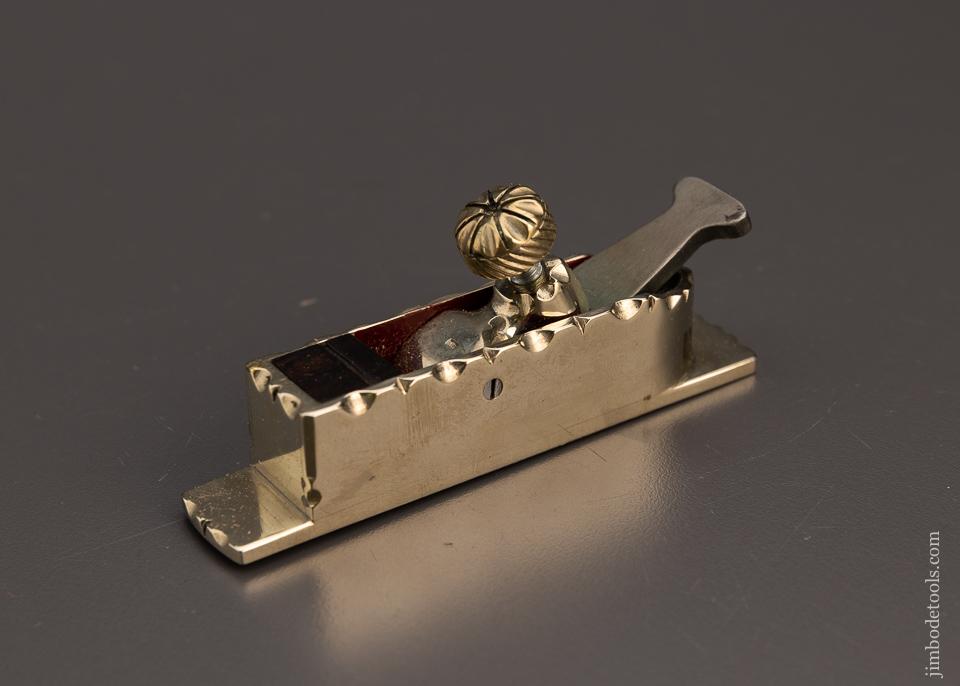Gorgeous Infill Miniature Miter Plane by SMEATON in German Silver - EXCELSIOR 98876