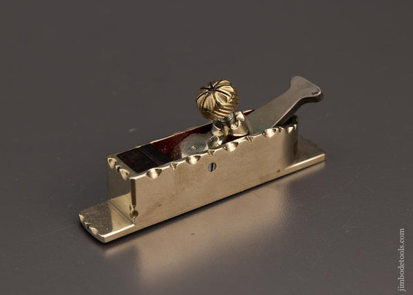 Gorgeous Infill Miniature Miter Plane by SMEATON in German Silver - EXCELSIOR 98876