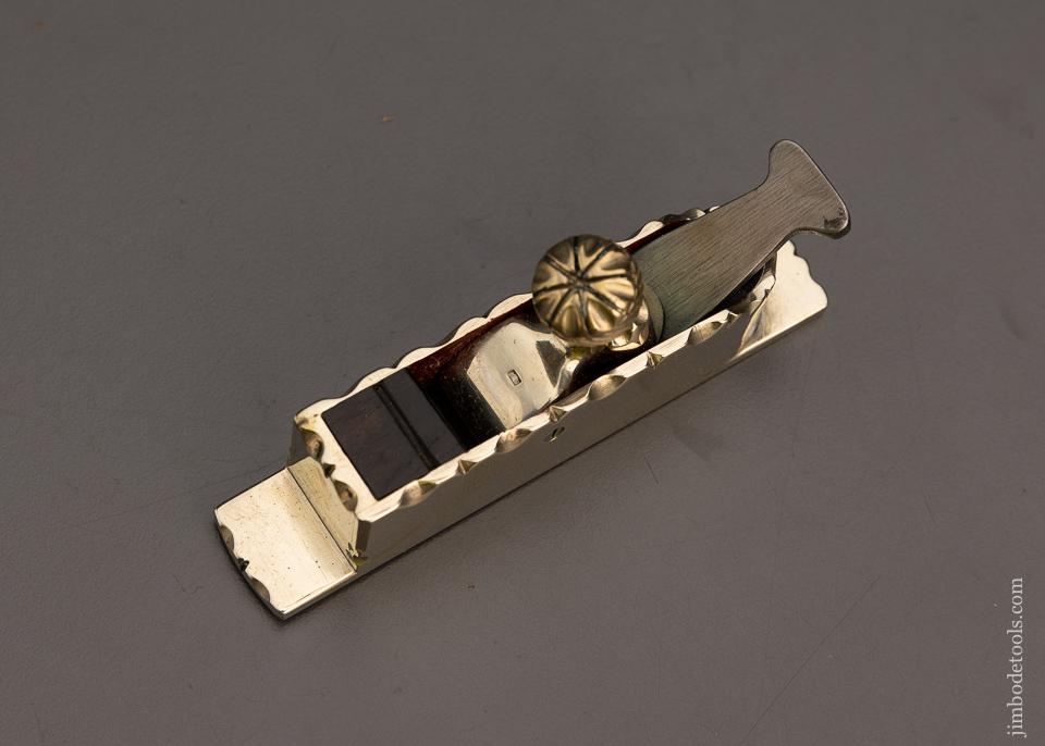 Gorgeous Infill Miniature Miter Plane by SMEATON in German Silver - EXCELSIOR 98876