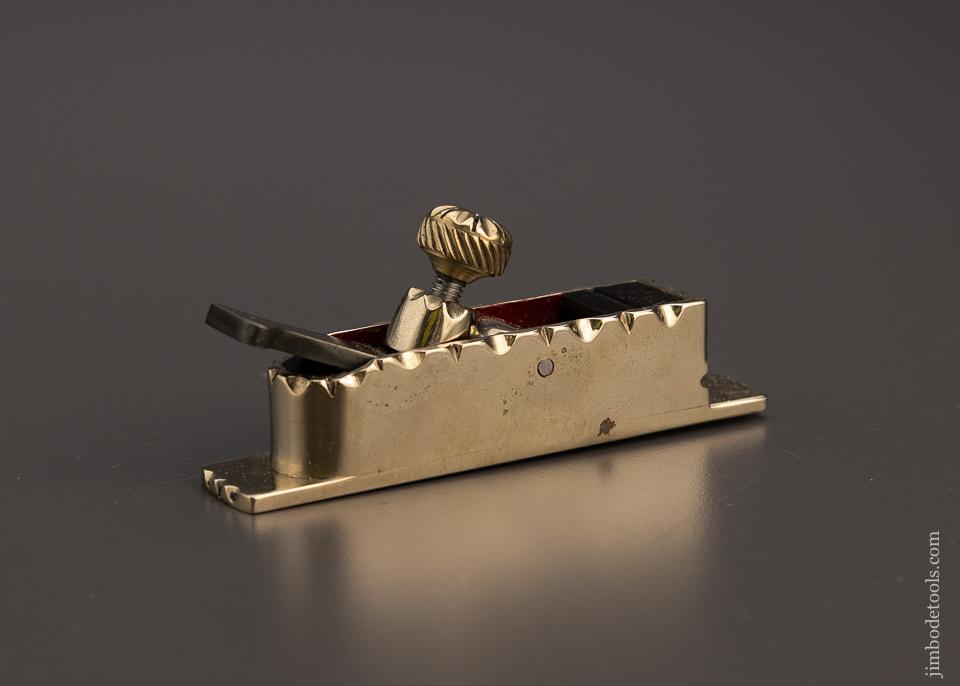 Gorgeous Infill Miniature Miter Plane by SMEATON in German Silver - EXCELSIOR 98876