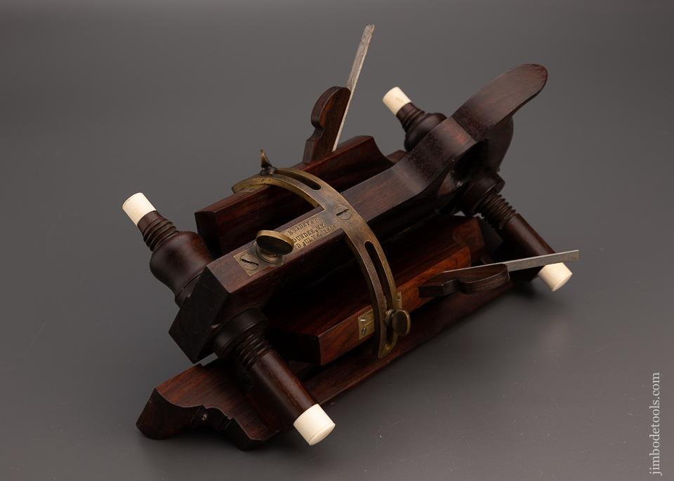 Spectacular Rosewood M.B. TIDEY Double Beveling Plane by JIM LEAMY - EXCELSIOR 98891