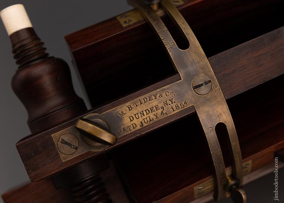 Spectacular Rosewood M.B. TIDEY Double Beveling Plane by JIM LEAMY - EXCELSIOR 98891