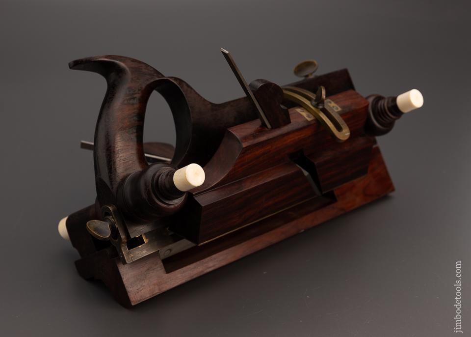 Spectacular Rosewood M.B. TIDEY Double Beveling Plane by JIM LEAMY - EXCELSIOR 98891