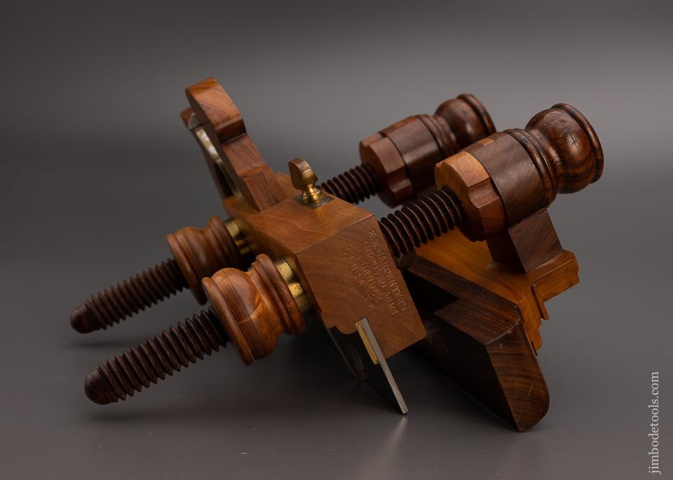 Gorgeous E.W. CARPENTER Plow Plane in Applewood & Rosewood by JIM LEAMY - EXCELSIOR 98926