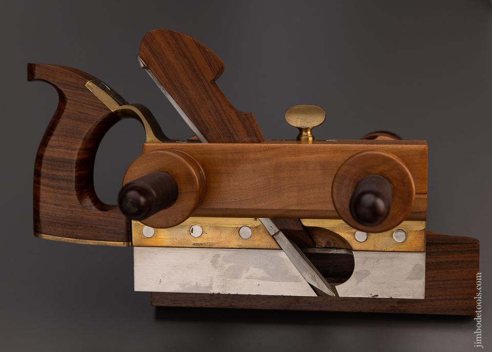 Gorgeous E.W. CARPENTER Plow Plane in Applewood & Rosewood by JIM LEAMY - EXCELSIOR 98926