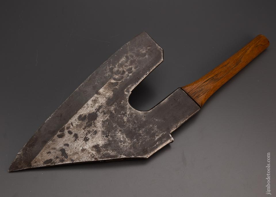 Unheard Of MATCHED PAIR 18th Century Pennsylvania Goose Wing Axes Right & Left by W. ADDAMS - EXCELSIOR 98940