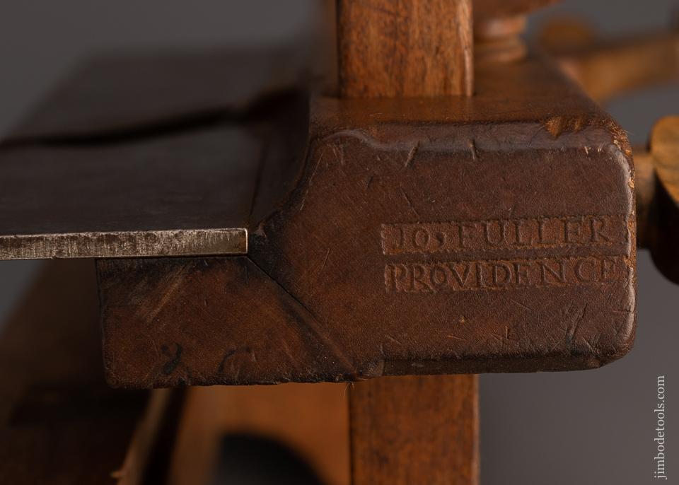 Fine JO FULLER PROVIDENCE Yellow Birch 18th Century Plow Plane - EXCELSIOR 99225