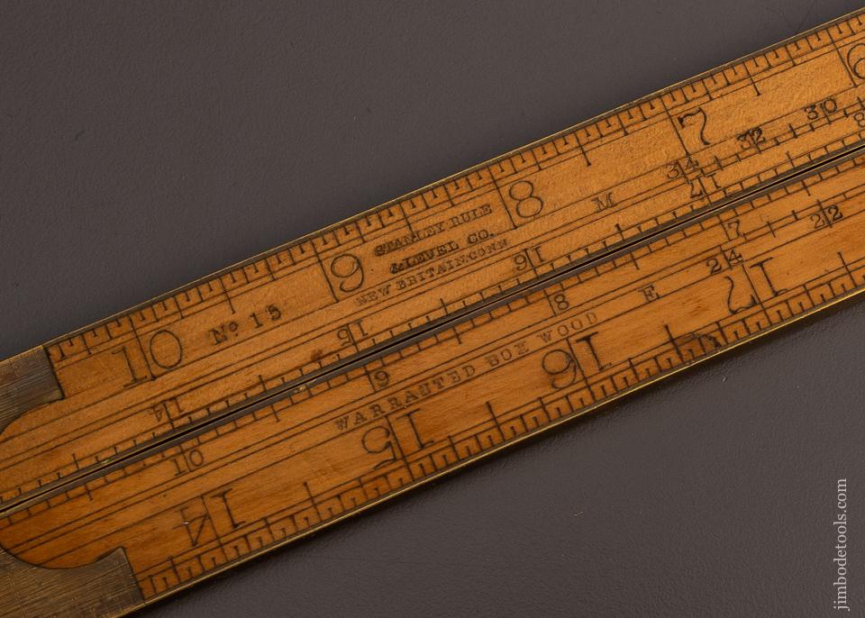 Fine STANLEY No. 15 Boxwood Rule - 99229