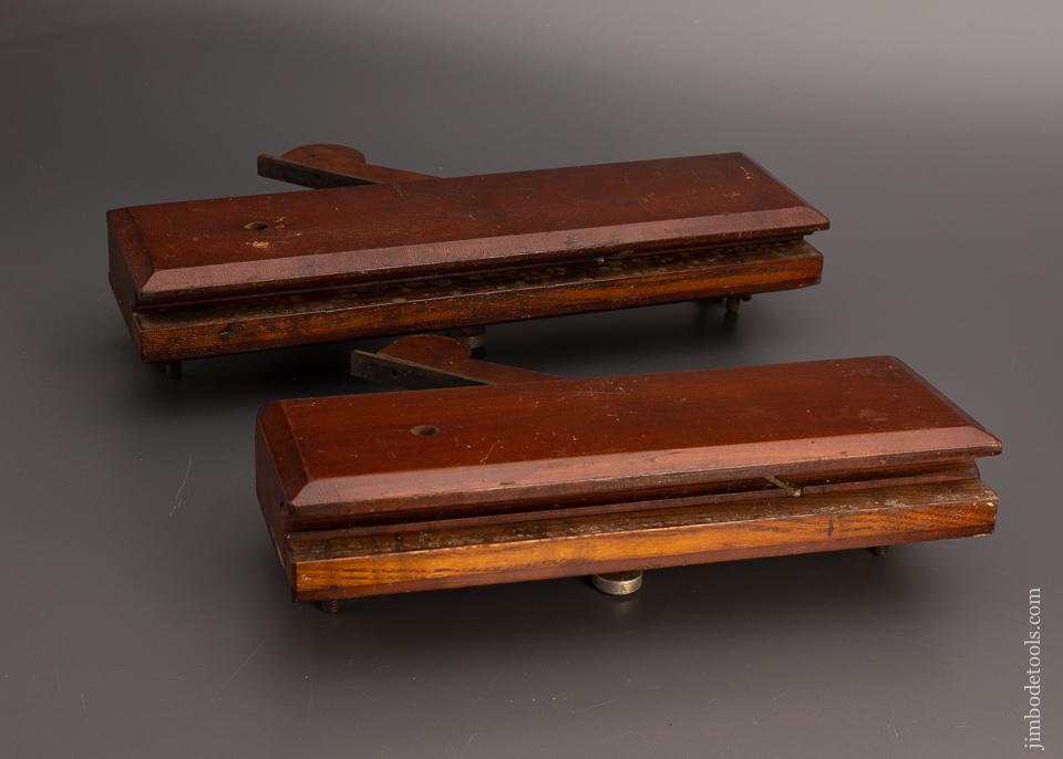 Amazing Set of 4 Mahogany Plane Maker’s Mother Planes - EXCELSIOR 99265