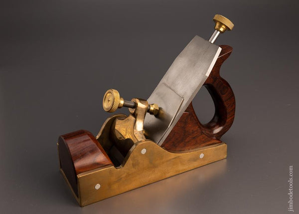 Modern Maker Heavy Gunmetal and Rosewood Smooth Plane - EXCELSIOR 99267