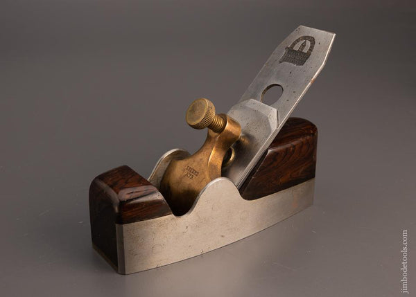 Mint! Phenomenal! SPIERS Dovetailed Steel and Rosewood Smooth Plane - EXCELSIOR 99268