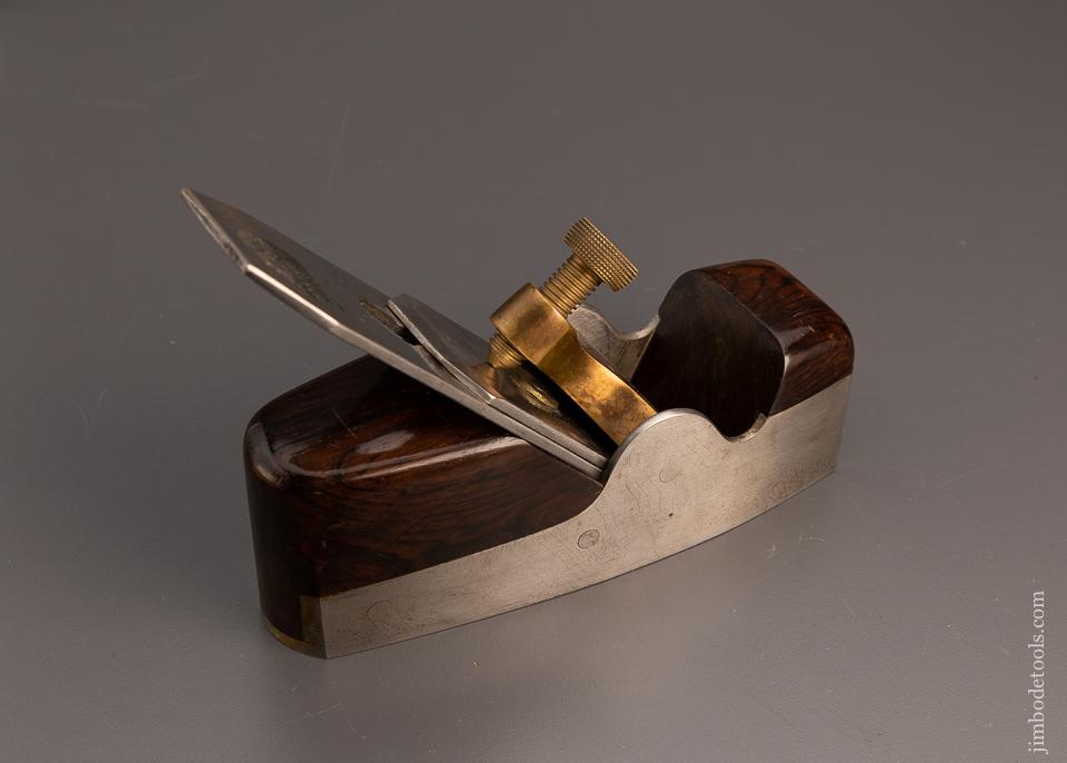 Mint! Phenomenal! SPIERS Dovetailed Steel and Rosewood Smooth Plane - EXCELSIOR 99268