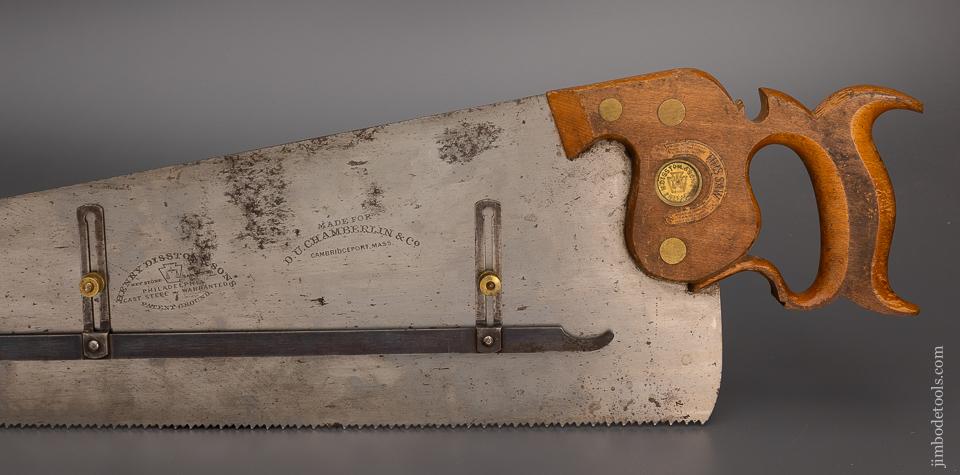 Fantastic DISSTON No. 7 Gauge Saw Near Mint with Label - EXCELSIOR 99329