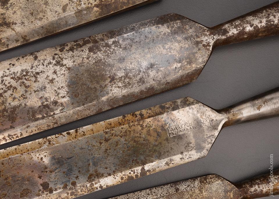 Phenomenal Complete Set of 12 T.H. WITHERBY Socket Firmer Chisels - EXCELSIOR 99339